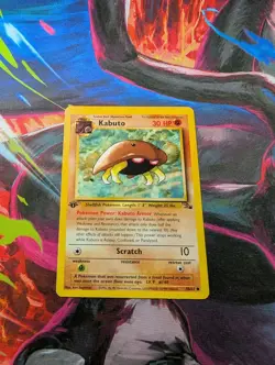 Kabuto - 1999 Pokemon 1st Edition Fossil Set 50/62 NM Near Mint Unplayed (H) - Image 1