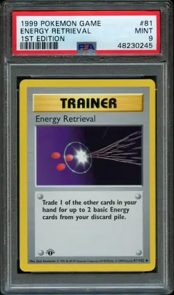 Pokemon 1st Edition Base 6 Trainer Lot PSA 8 & 9 Mint - See Description & Pics - Image 3