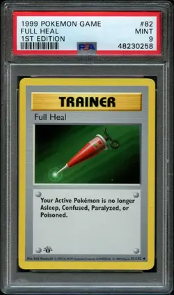 Pokemon 1st Edition Base 6 Trainer Lot PSA 8 & 9 Mint - See Description & Pics - Image 5