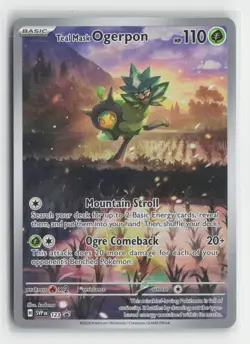 Pokemon SV: Black Star Promo #123 Teal Mask Ogerpon - Image 1