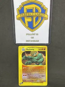 POKEMON EXPEDITION MACHAMP REVERSE-NONHOLO 51/165 NM- ENG - Image 1