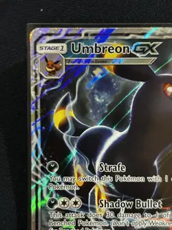 2017 Pokemon TCG Sun & Moon SM36 Black Star Promo Umbreon GX Full Art Near Mint - Image 2