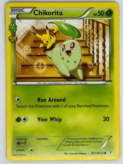 Pokemon | Generations: Radiant Collection | Chikorita / Pikachu | RC1/RC32 | LP - Image 1