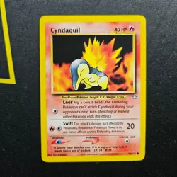 Pokemon Cyndaquil - WOTC Neo Genesis Common 56/111 Unlimited 2000 - Image 1