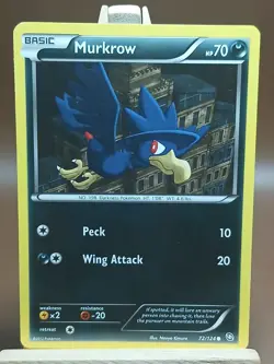 HP Murkrow 72/124 Pokemon - Black and White Dragons Exalted - Image 1