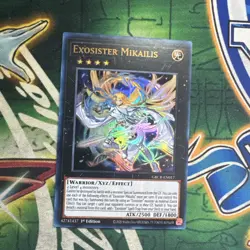 Yugioh! Exosister Mikailis GRCR-EN017 Ultra Rare 1st Edition NM - Image 1