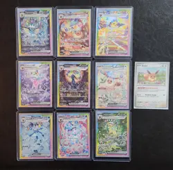 Pokemon Prismatic Evolutions God Pack -pack Fresh-Mint Condition (10 Cards) - Image 1