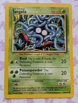 TANGELA - 66/102 - Base Set - Pokemon Card - Image 1