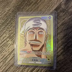 One Piece Card Game Enel OP05-098 L Leader Alternate Art Parallel Card NM - Image 1