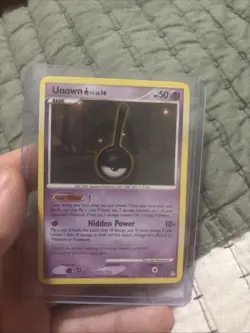 Unown 42/146 Legends Awakened Rare Non-Holo Card LP Condition - Image 1
