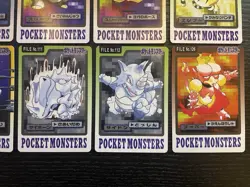 Pokemon Carddass 1997 Lot Set of 10 cards BANDAI #087 Dewgong etc. - Image 5