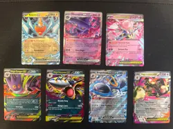 Phantasmal Flames Lot of 7 EX Hits No Duplicates - Double Rare Pokemon TCG Cards - Image 1