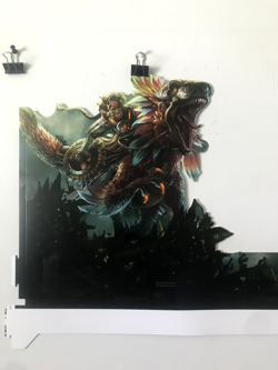 MTG IXALAN Release STORE DISPLAY STANDEE / Magic The Gathering UNUSED 2017 - Image 1
