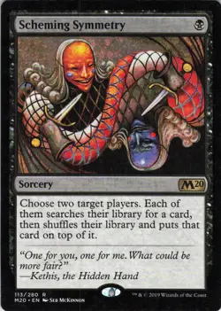MTG Scheming Symmetry (113) | LP | Core Set 2020 {M20} - Image 1