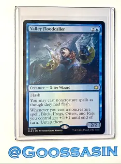 MTG Valley Floodcaller #0079 - Foil Rare - Bloomburrow (BLB) - Mint - Image 1