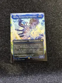 Rikku Resource Guardian (Borderless) (Chocobo Track foil) NM (0468) - Image 1