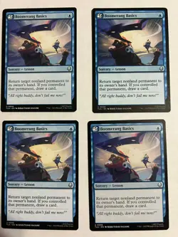 4 X Boomerang Basics Avatar: The Last Airbender NM/M Magic MTG - Image 1