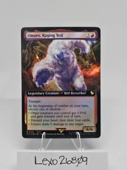 Umaro, Raging Yeti (Extended Art) / Final Fantasy MTG / FOIL - Image 1