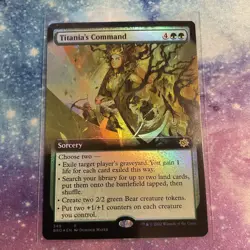 Titania's Command (FOIL) x1 - MTG The Brothers' War BRO #349 - Image 1