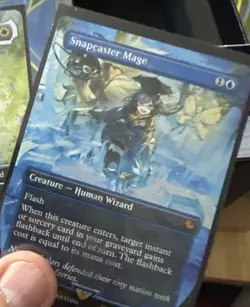 Snapcaster Mage (Borderless) (Chocobo Track Foil) Commander: Final Fantasy Foil - Image 2