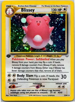 Blissey - Neo Revelation 02/64 - Holo Rare - 1st Edition - NM Pokemon TCG - Image 1