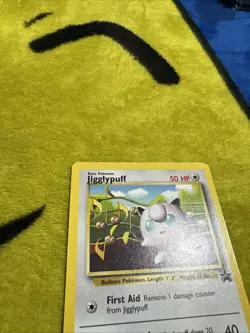 Pokemon Wotc Black Star Promo Jigglypuff #7 LP/NM - Image 2