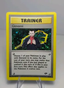 2000 Pokemon Giovanni Trainer 18/132 Gym Challenge Holo RARE TCG WOTC VINTAGE - Image 1