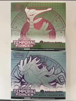 Pokemon Temporal Forces- Pokemon Center ETB (Set of 2) SEALED Both Arts- Pokemon - Image 1