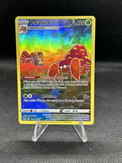 Pokemon TCG Parasect Lost Origin Trainer Gallery Ultra Rare TG01/TG30 Holo S&S - Image 1