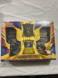 2017 Pokemon TCG Raichu D'Alola Collection Box Sealed FRENCH N746 820650803345 - Image 1