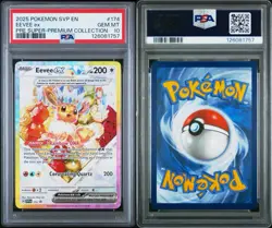 2025 Pokemon SVP en Eevee EX Black Star Promo #174 PSA 10 - Image 3