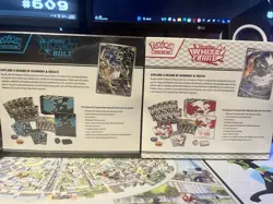 Pokemon S&V Black Bolt and White Flare Elite Trainer Box ETB 2 Sets New Sealed - Image 3