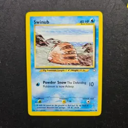 Pokemon Swinub - WOTC Neo Genesis Common 79/111 Unlimited 2000 - Image 1
