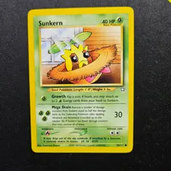 Pokemon Sunkern - WOTC Neo Genesis Common 78/111 Unlimited 2000 - Image 1