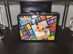 Pokemon EEVEE Collector Chest Costco EXCLUSIVE Lunch Box Tin 2021 Empty - Image 1