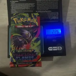 22.6g! EXTREMELY HEAVY Pokemon Phantasmal Flames - Factory Sealed Booster Pack - Image 1