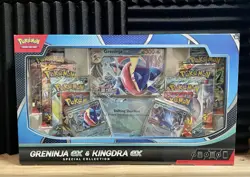 Pokemon TCG Greninja EX & Kingdra EX Special Collection Box Sealed - Image 1