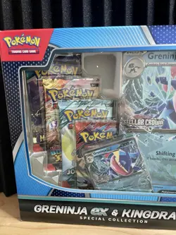 Pokemon TCG Greninja EX & Kingdra EX Special Collection Box Sealed - Image 4