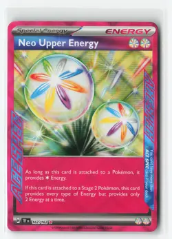 NEO UPPER ENERGY 162/162 ACE SPEC TEMPORAL FORCES POKEMON TCG NM - Image 1