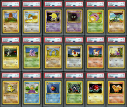 Pokemon 1st Edition Base 18 Common Lot PSA 8 Near Mint - See Description & Pics - Image 1
