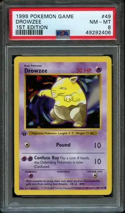 Pokemon 1st Edition Base 18 Common Lot PSA 8 Near Mint - See Description & Pics - Image 5