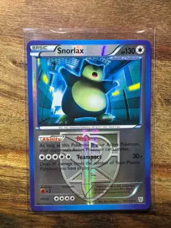 Snorlax (Team Plasma) Plasma Storm REVERSE FOIL 101/135 Pokemon TCG NM+ - Image 1