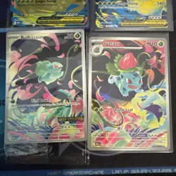 Mega Venusaur EX 155 Bulbasaur 133 Stamped Ivysaur 134 Mega Evolutions Pokemon - Image 3