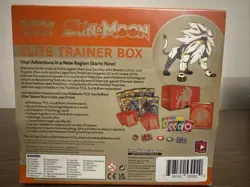 Pokemon Sun and Moon Base Set ETB Solgaleo Elite Trainer Box 2018 Sealed - Image 3
