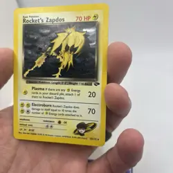 Pokemon TCG Rocket's Zapdos 15/132 Holo Rare Gym Challenge - Image 5