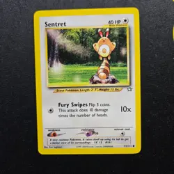 Pokemon Sentret - WOTC Neo Genesis Common 71/111 Unlimited 2000 - Image 1