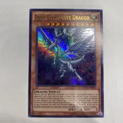 Yugioh TCG Deep-Eyes White Dragon MVP1-ENS05 Secret Rare 1st Ed NM Near Mint - Image 1