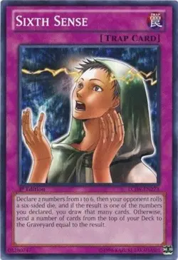 *** SIXTH SENSE *** (MP) LCJW-EN273 YUGIOH! - Image 1