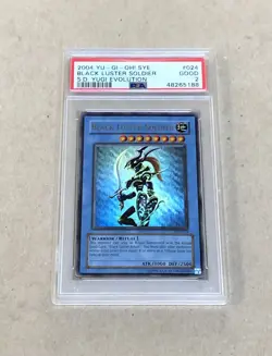 2004 Yu-Gi-Oh! Black Luster Soldier SYE-024 Starter Deck: Yugi Evolution PSA 2 - Image 1