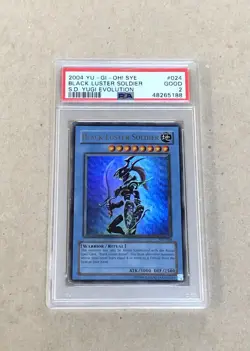 2004 Yu-Gi-Oh! Black Luster Soldier SYE-024 Starter Deck: Yugi Evolution PSA 2 - Image 3